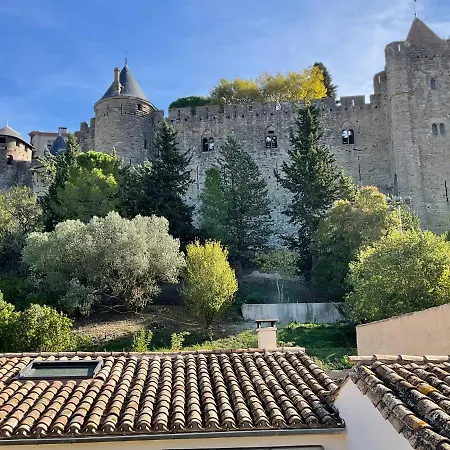 Montez Au Creneau, Face A La Cite Vue Sublime Daire Carcassonne