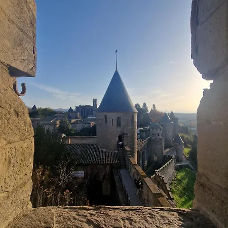 Montez Au Creneau, Face A La Cite Vue Sublime Daire Carcassonne