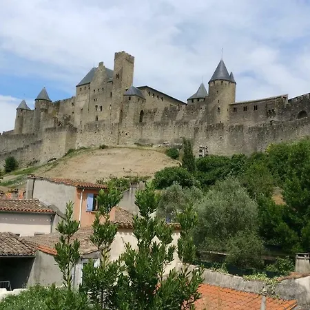 Montez Au Creneau, Face A La Cite Vue Sublime Lejlighed Carcassonne
