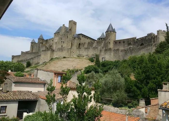 Montez Au Creneau, Face A La Cite Vue Sublime Daire Carcassonne