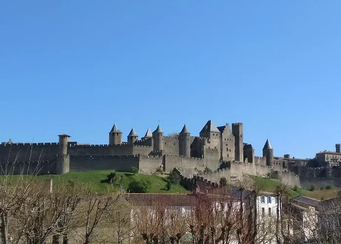 Montez Au Creneau, Face A La Cite Vue Sublime Daire Carcassonne